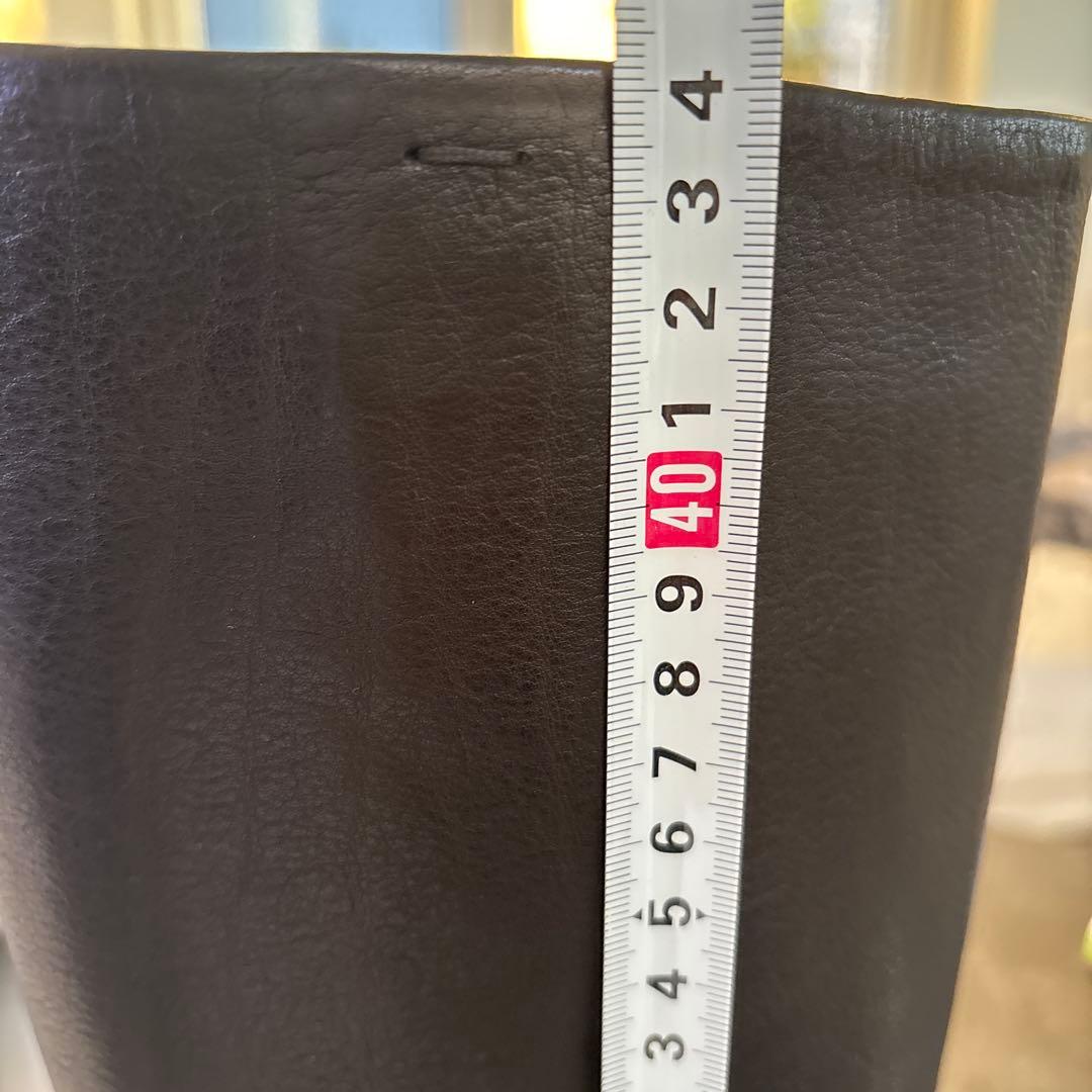 Max Mara マックスマーラロングブーツレザー黒美品