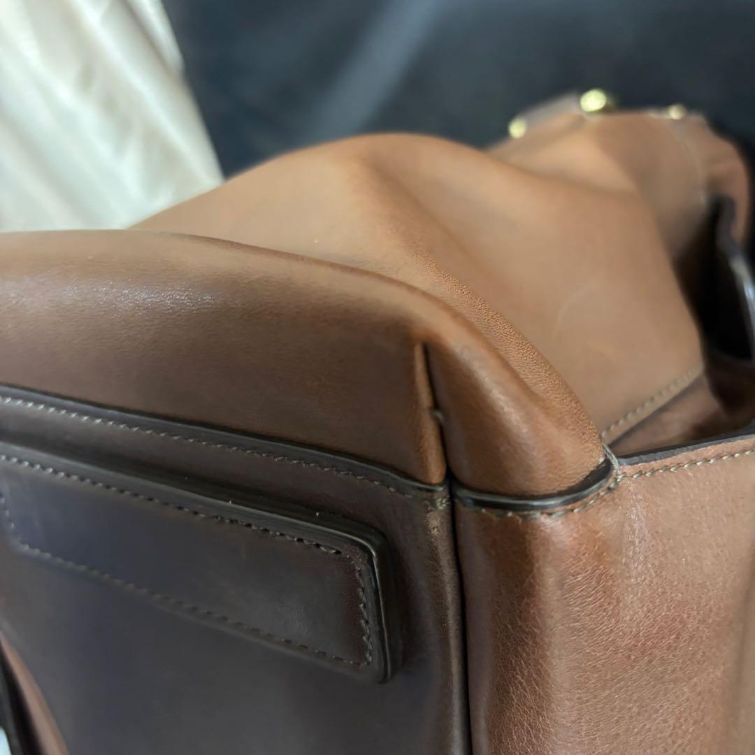 TUMI 68560D BEACON HILL レザー本革 ブリーフ　ビジネス茶