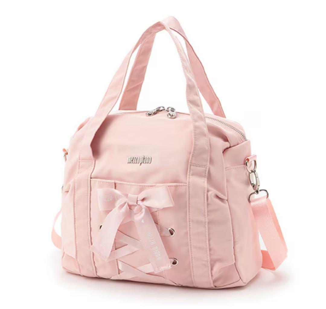mezzo piano バレエ、容量約11L、バレリーナ　ボストンバッグ、新品