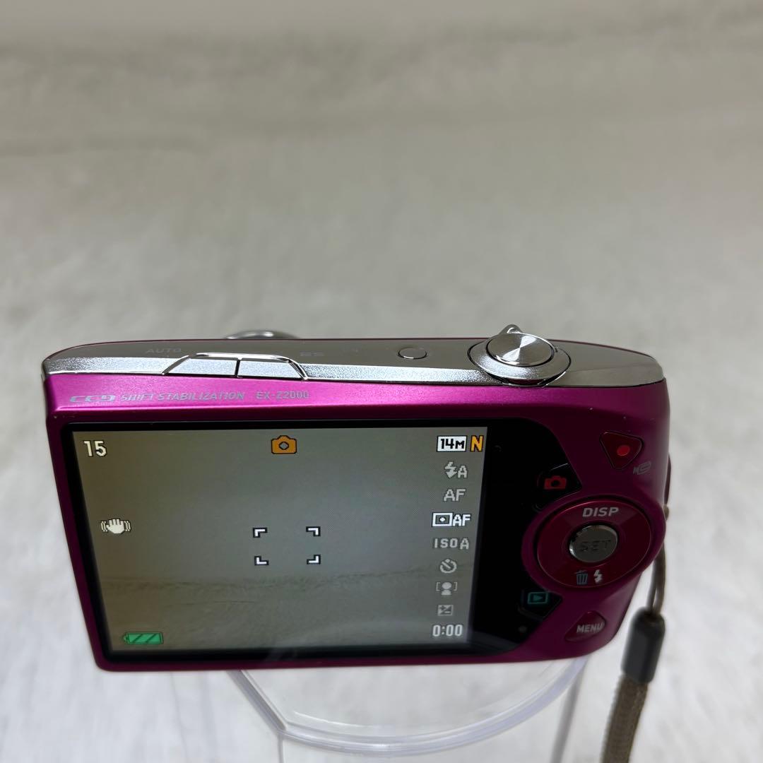CASIO カメラ　エクシリム　EX-Z2000 レッド コンデジ　動作品