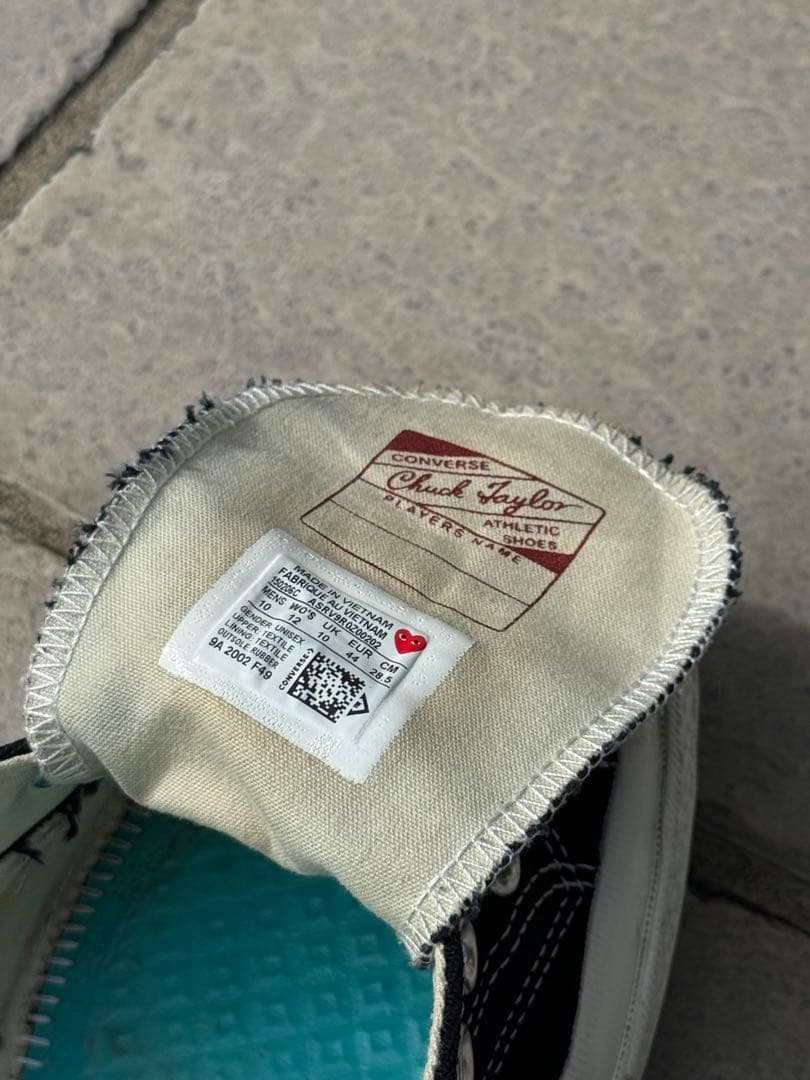 PLAY COMME des GARÇONS コンバース CT70 US10