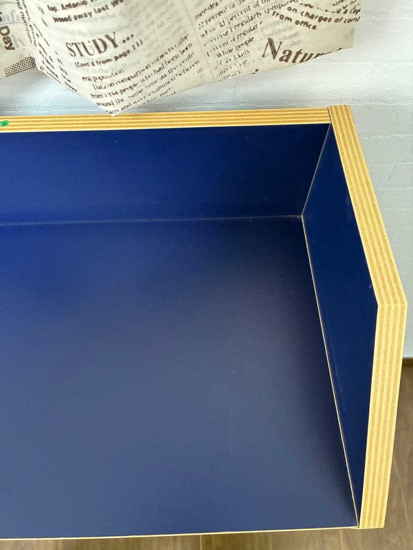 ①木製モダンシェルフ　収納棚のみ出品　本　チェスト　カラーボックス