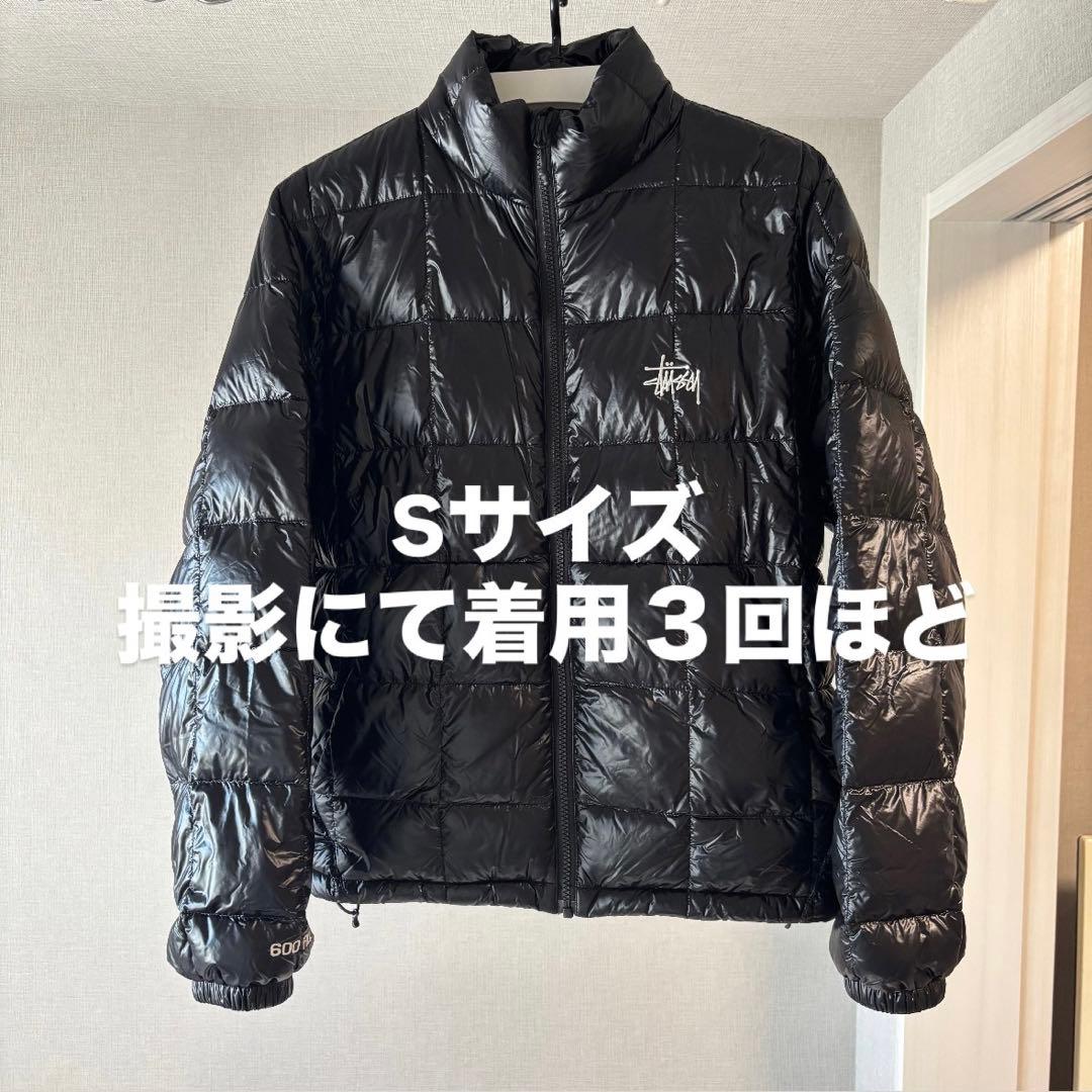 STUSSY MIDWEIGHT PUFFER Sサイズ ダウン ブラック
