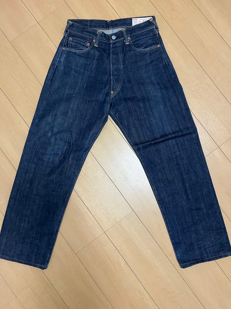 EVISUエビス　ピンクマーク デニムパンツ