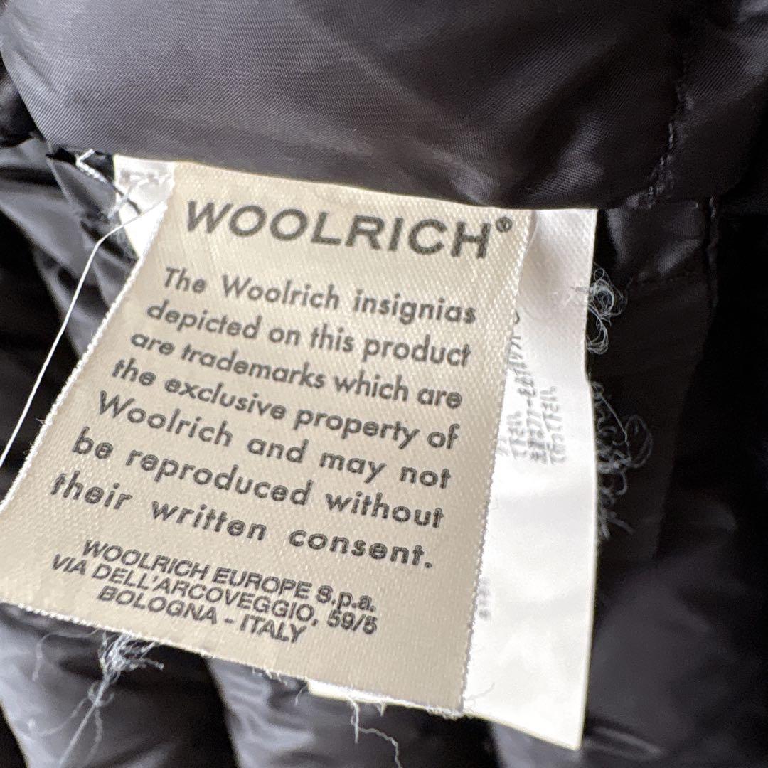 ウールリッチ ボウブリッジ 黒 リアルファー ダウン 3WAY ロングコート S