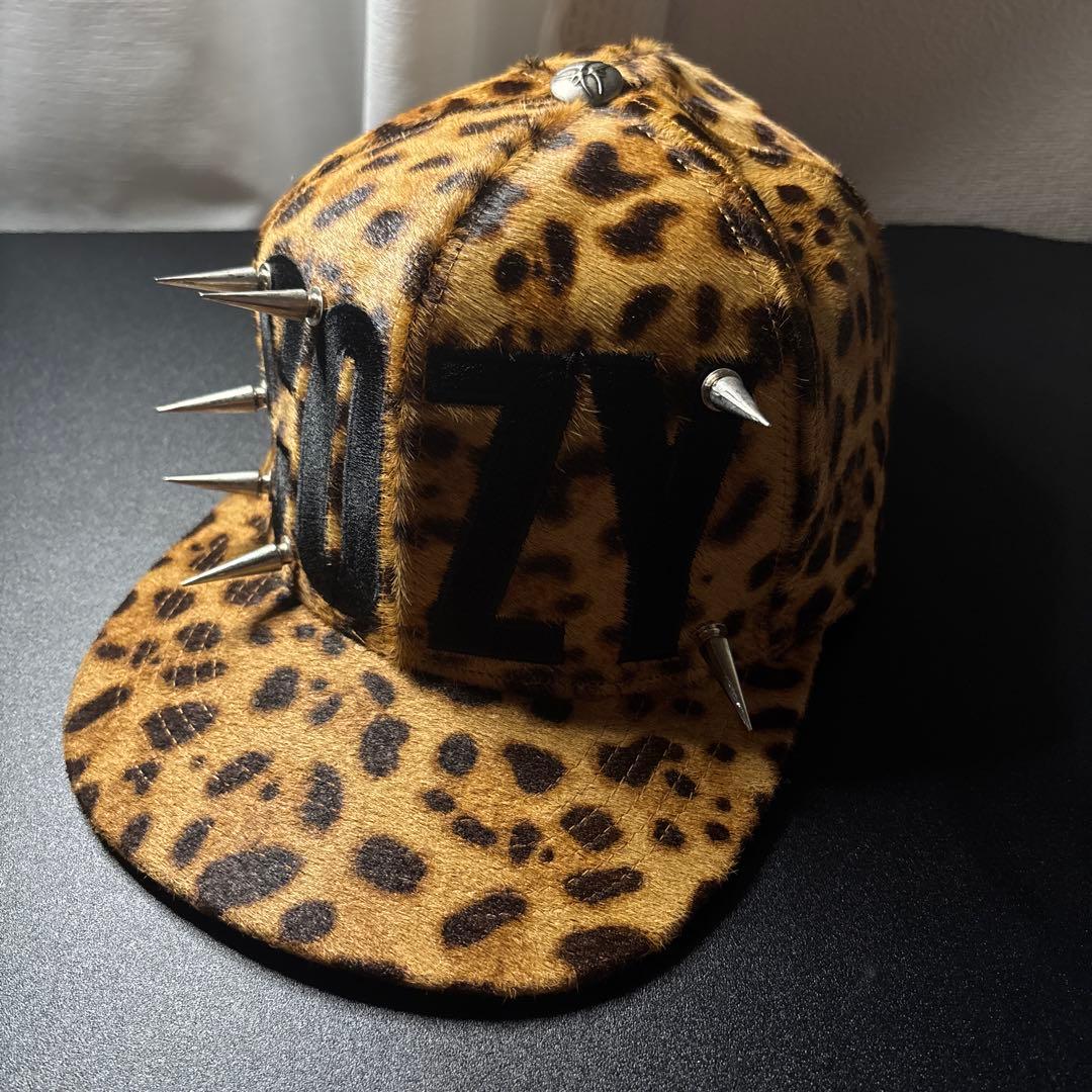 cozy worldwide 正規品　ヒョウ柄キャップ　スタッズ