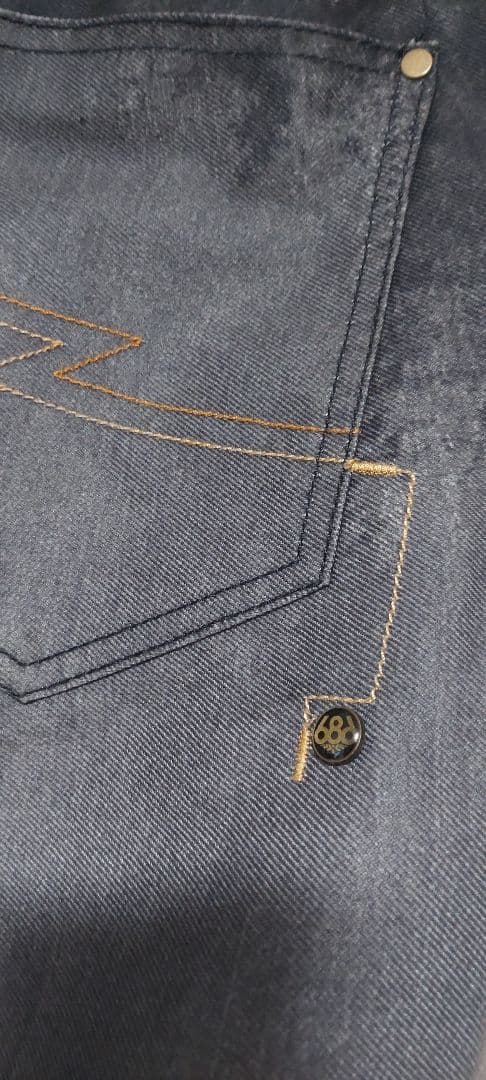 美品 686 スノーボードパンツ デニム風