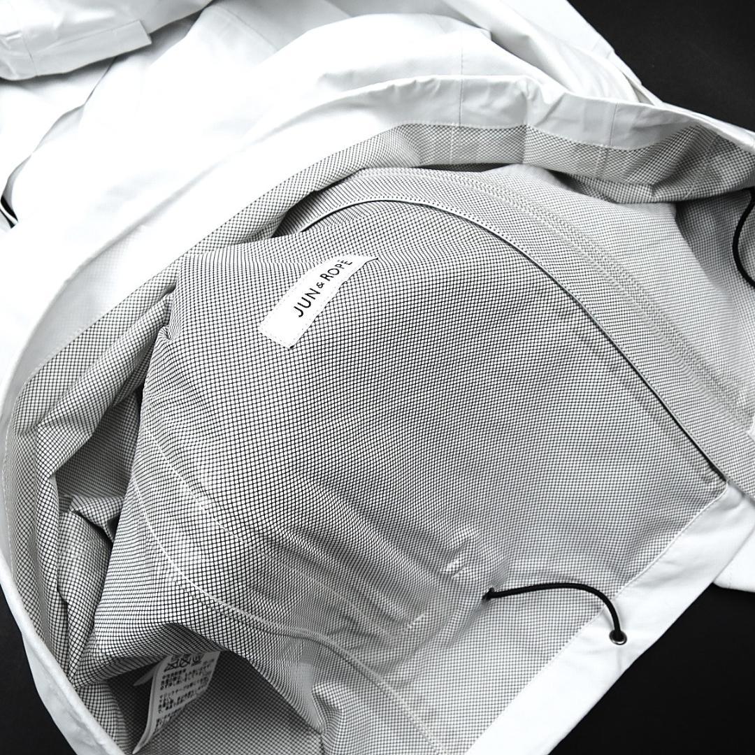 JUN&ROPE' ホワイト レインウェア M