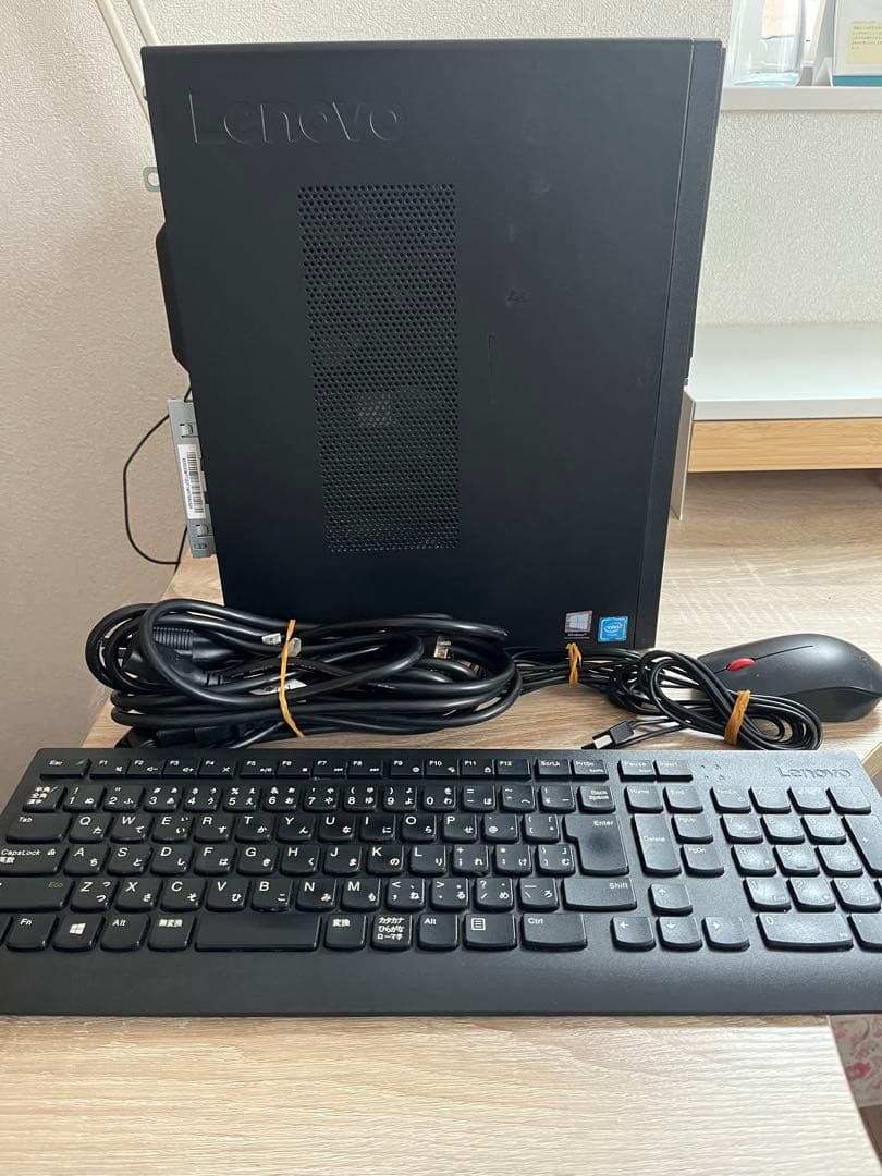 [美品]Lenovo デスクトップPC キーボード・マウス付き
