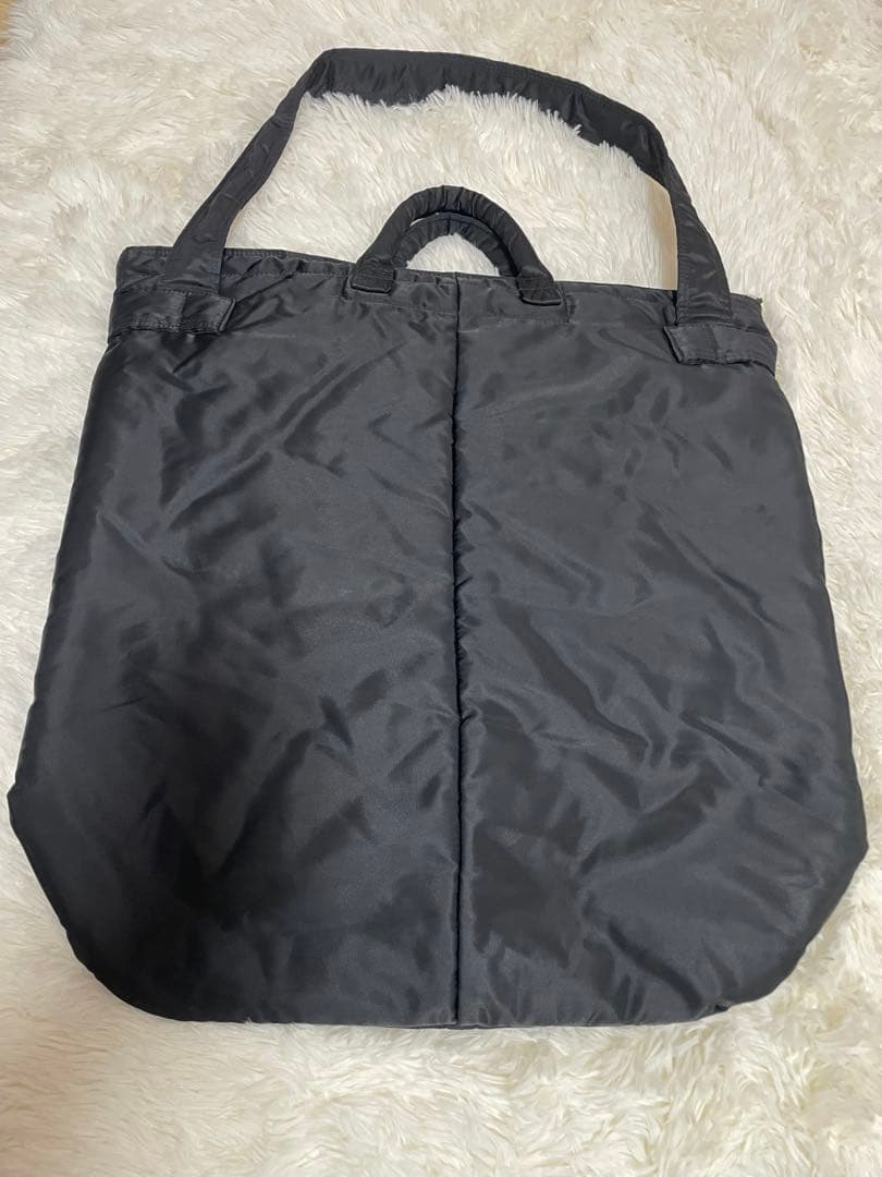 PORTER ポーター　ヘルメットバッグ タンカー L ブラック　ゴールド刺繍