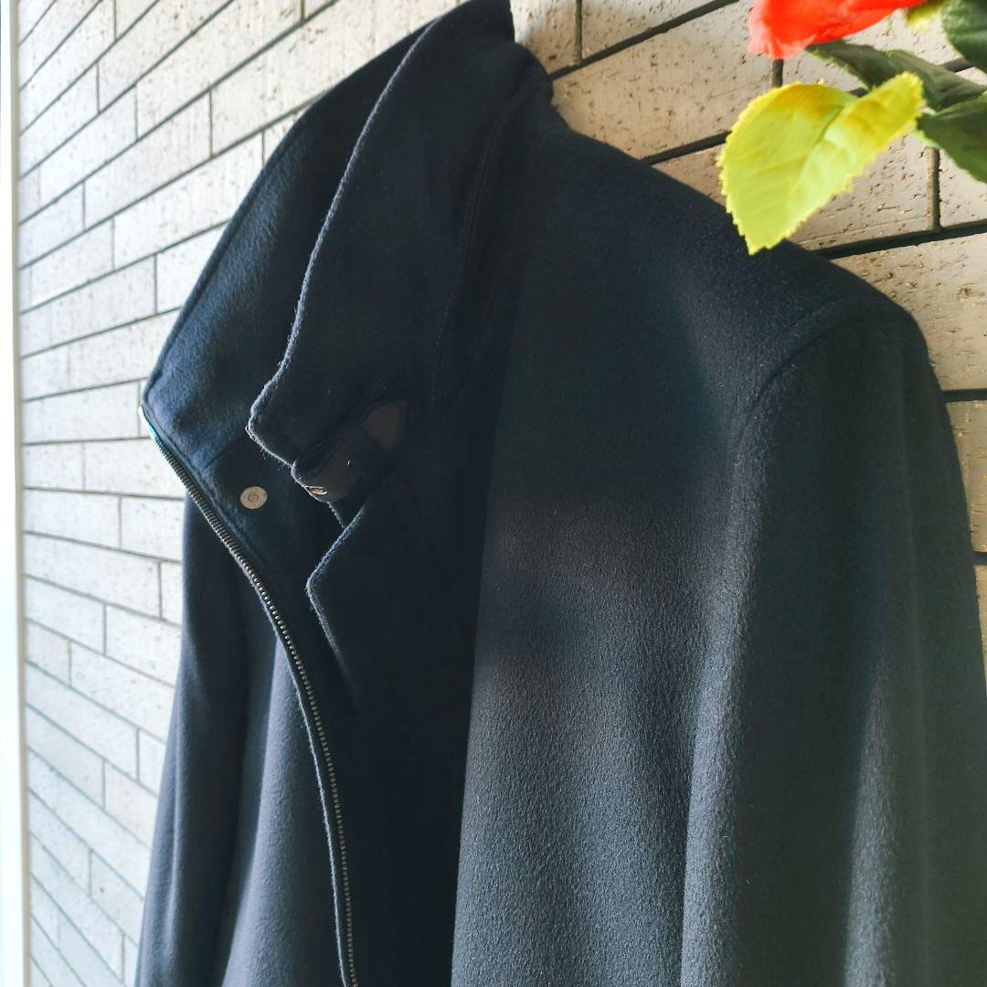 ♠ダーバン】✨美品　カシミヤ100%　ビジネスコート　フォーマル　日本製　黒　L