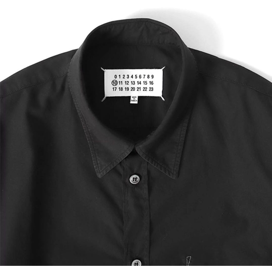 Maison Margiela ガーメントダイ コットンポプリン シャツ