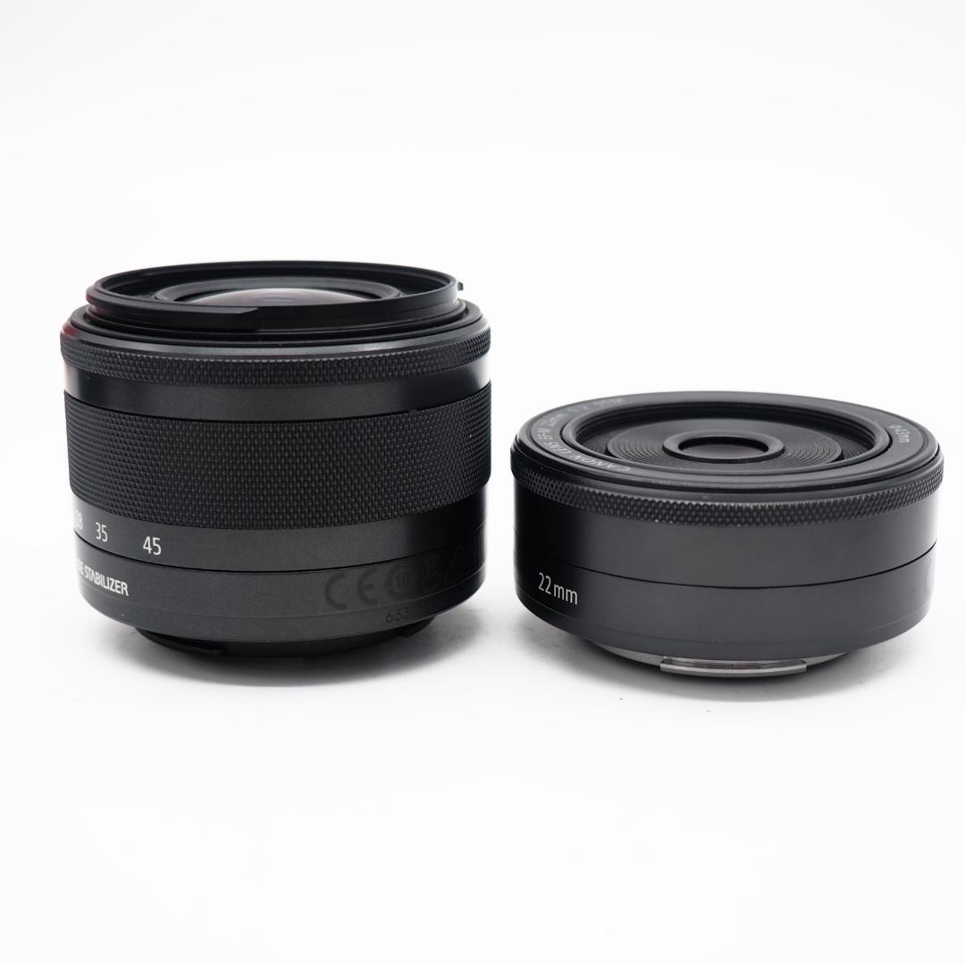 Canon Eos Kiss M ダブルレンズセット　ブラック