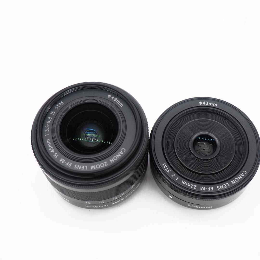 Canon Eos Kiss M ダブルレンズセット　ブラック