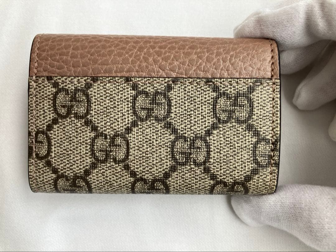 ✨匿名発送✨GUCCI グッチ ピンク/ベージュキーケース