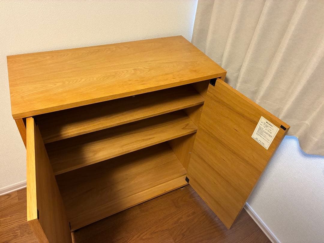 トランジット　無印良品　木製キャビネット
