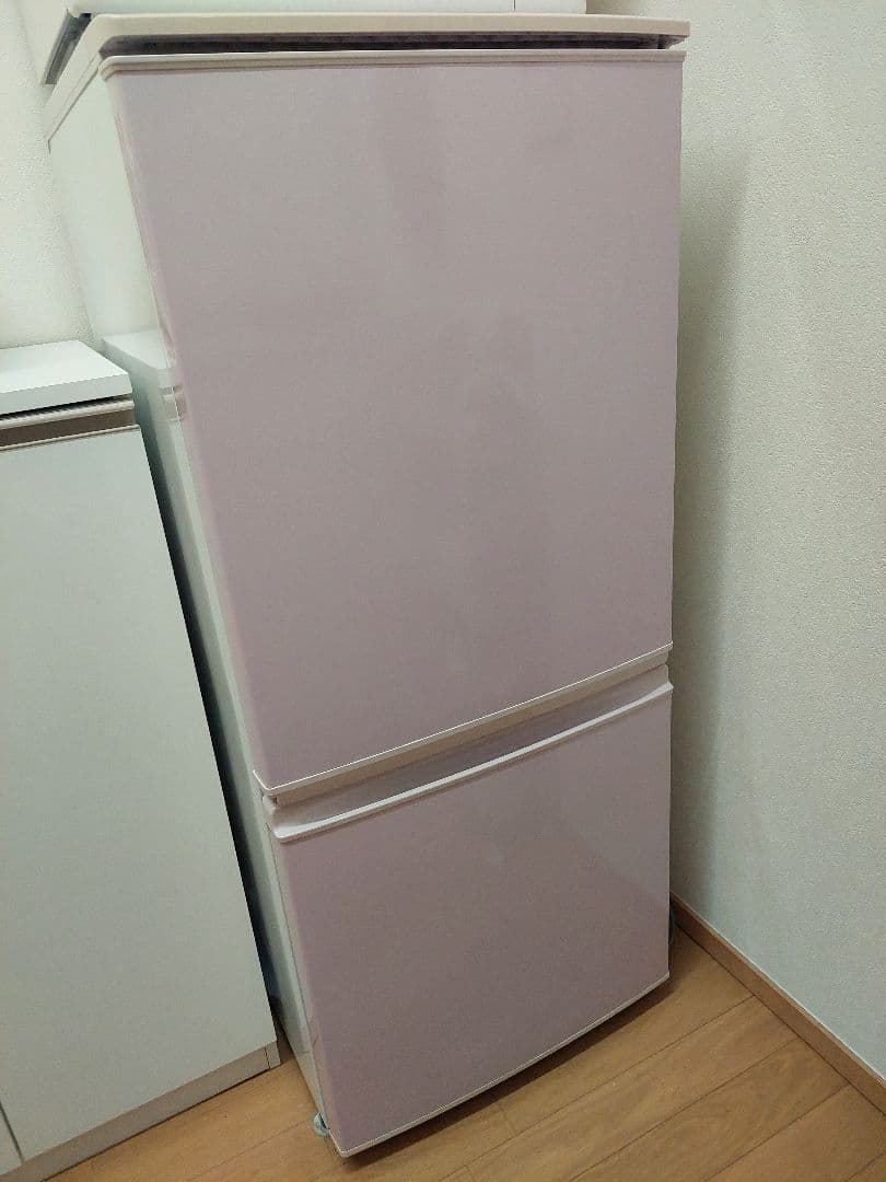 ※4/11集荷※ シャープ 2ドア冷蔵庫 ピンク SJ-14X-P 2012年製