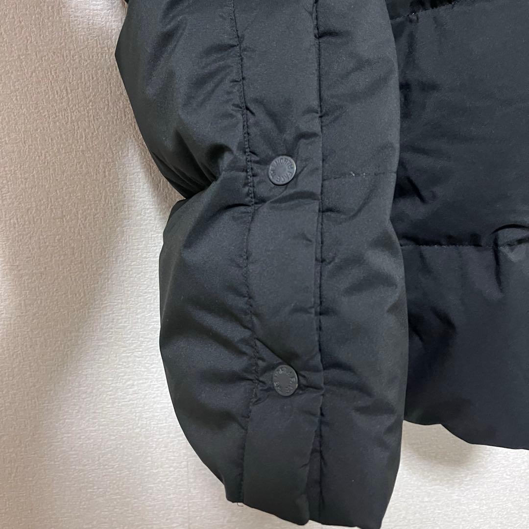 美品 ノースフェイス ロングダウンジャケット メンズS レディースL ブラック