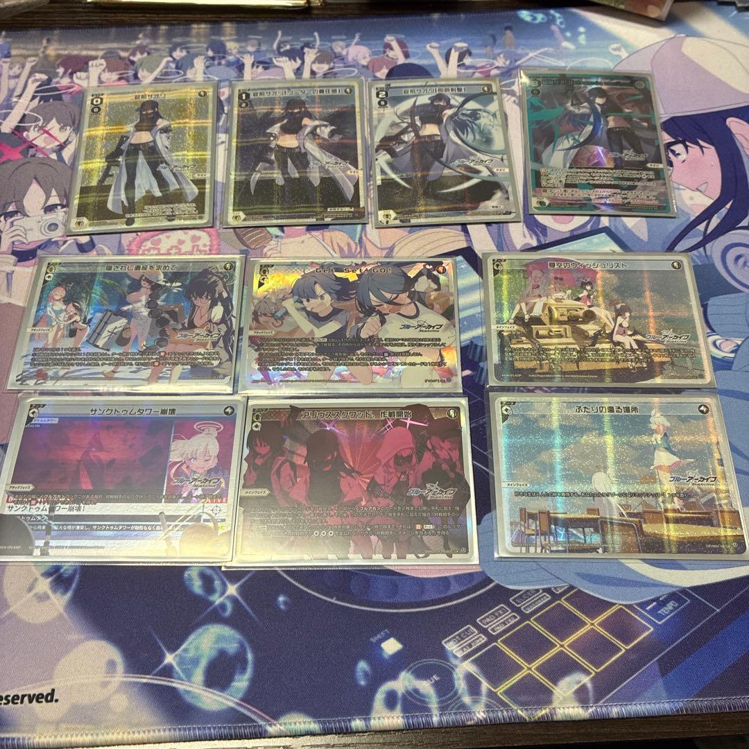 ウィクロス　ブルーアーカイブ　錠前サオリ　デッキ