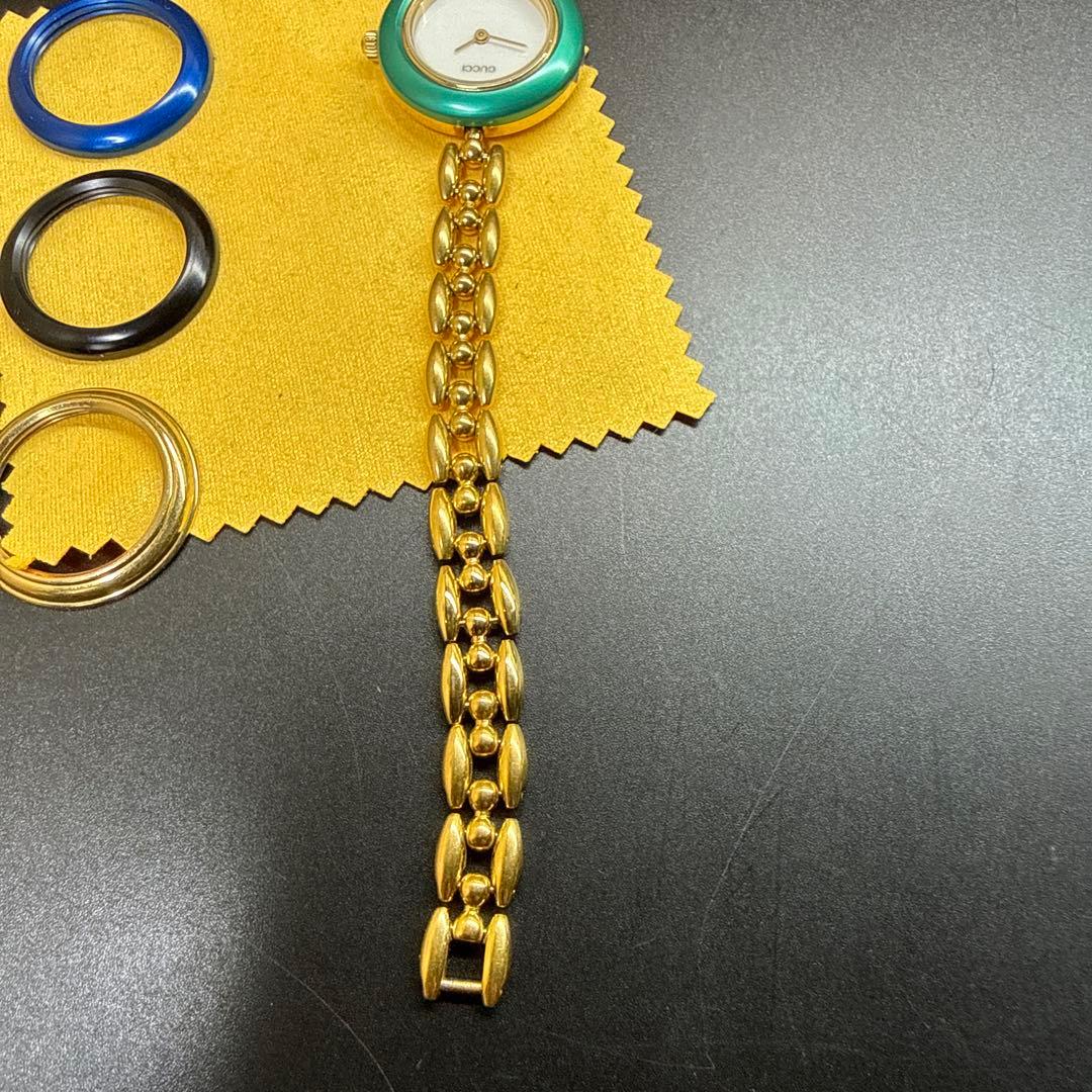 腕時計 GUCCI グッチ チェンジベゼル 2針クォーツ 11/12.2