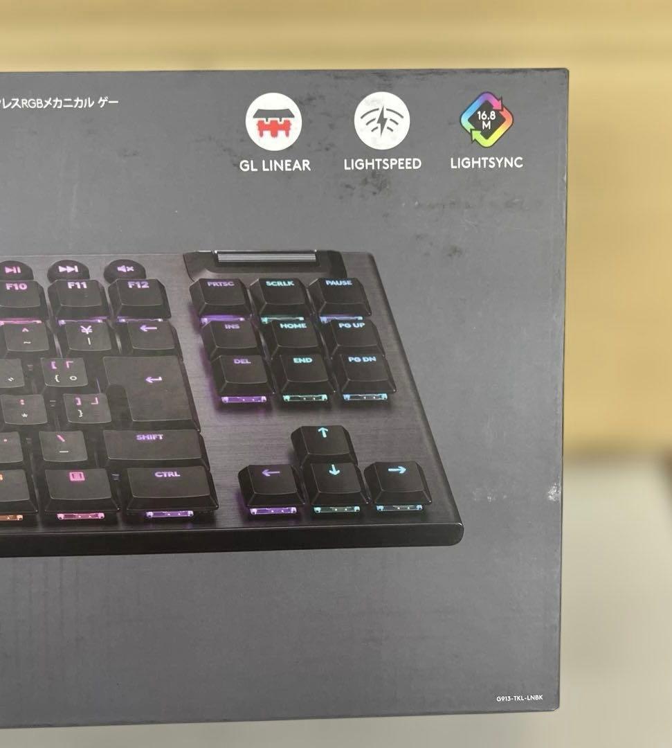 値下げ中512270未開封Logitech G913 TKL キーボード リニア