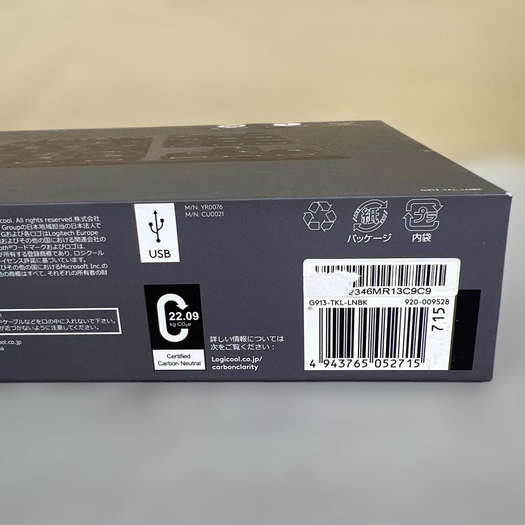 値下げ中512270未開封Logitech G913 TKL キーボード リニア