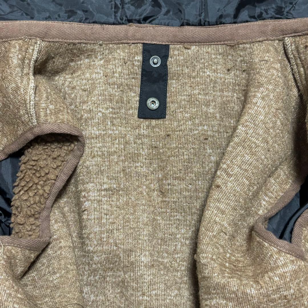 値下げ◎y2k グランジ ファイヤーマン ファーベスト付き モッズコート