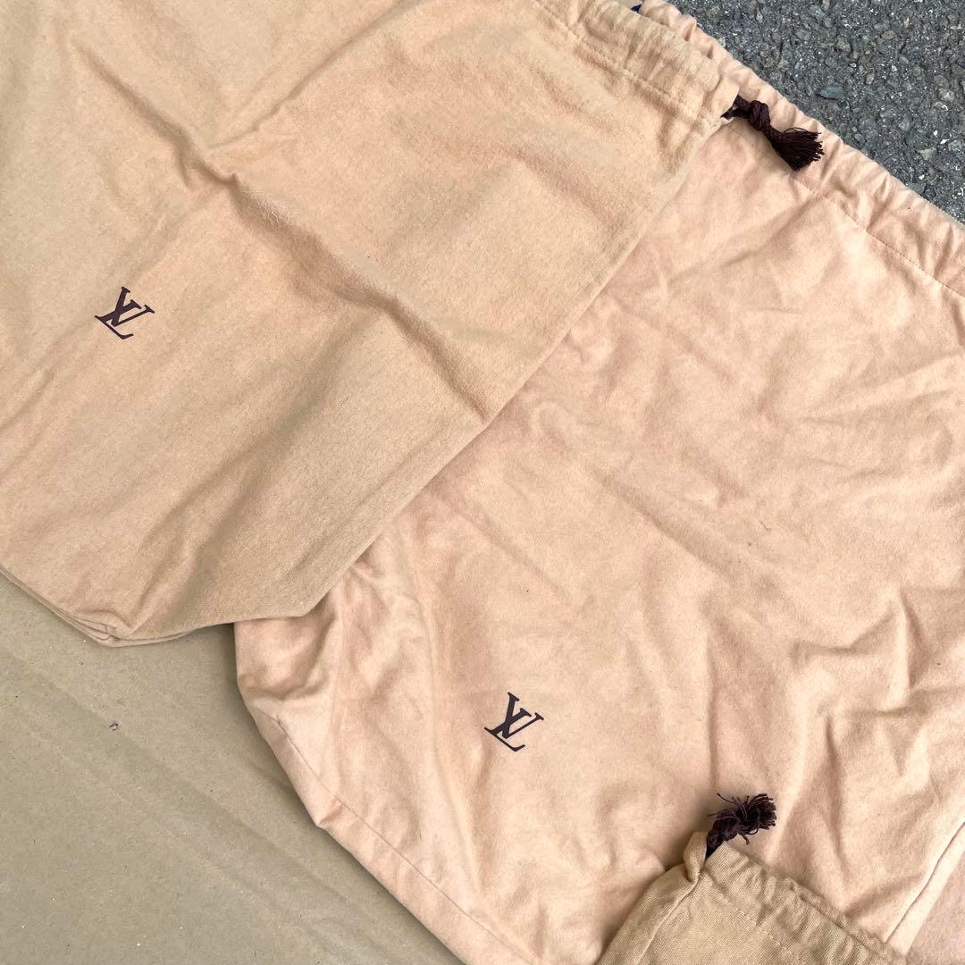 LOUIS VUITTON ルイヴィトン 保存袋 巾着 ロゴ ブラウン 50枚