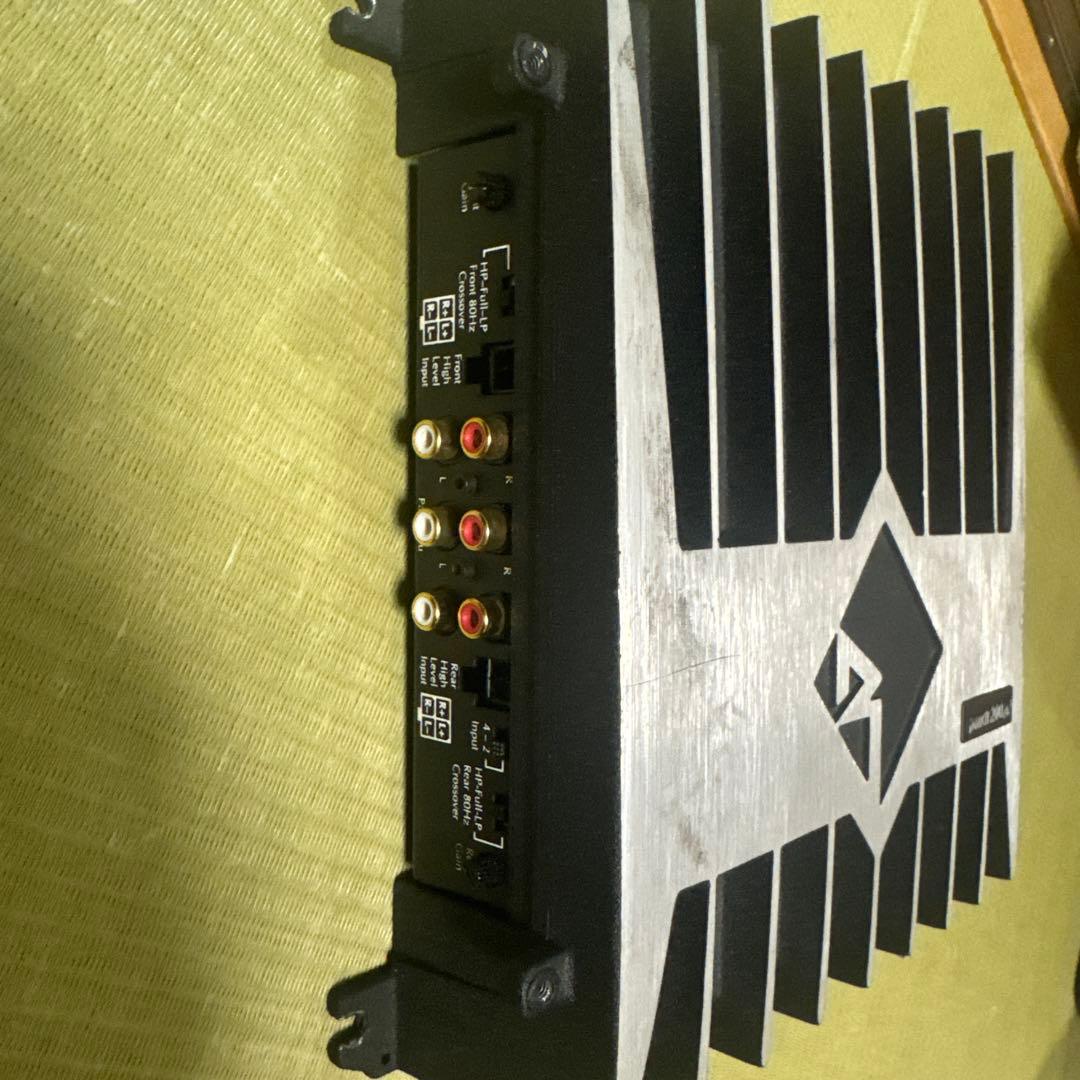 FUSION Super Flat スピーカー 黒 ロックフォードアンプセット