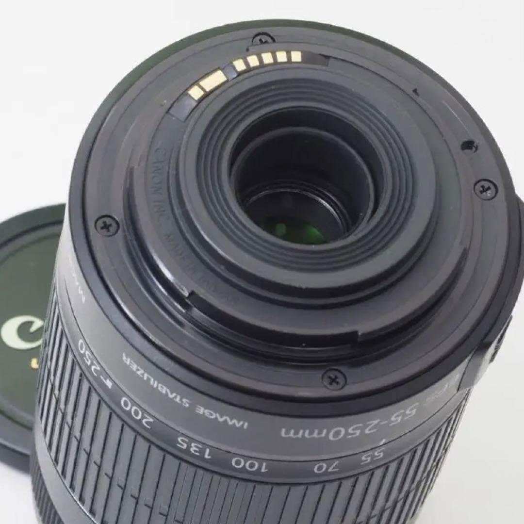 【美品】キャノンEF-S55-250mm ISⅡ手ブレ補正⭐️イベントで大活躍