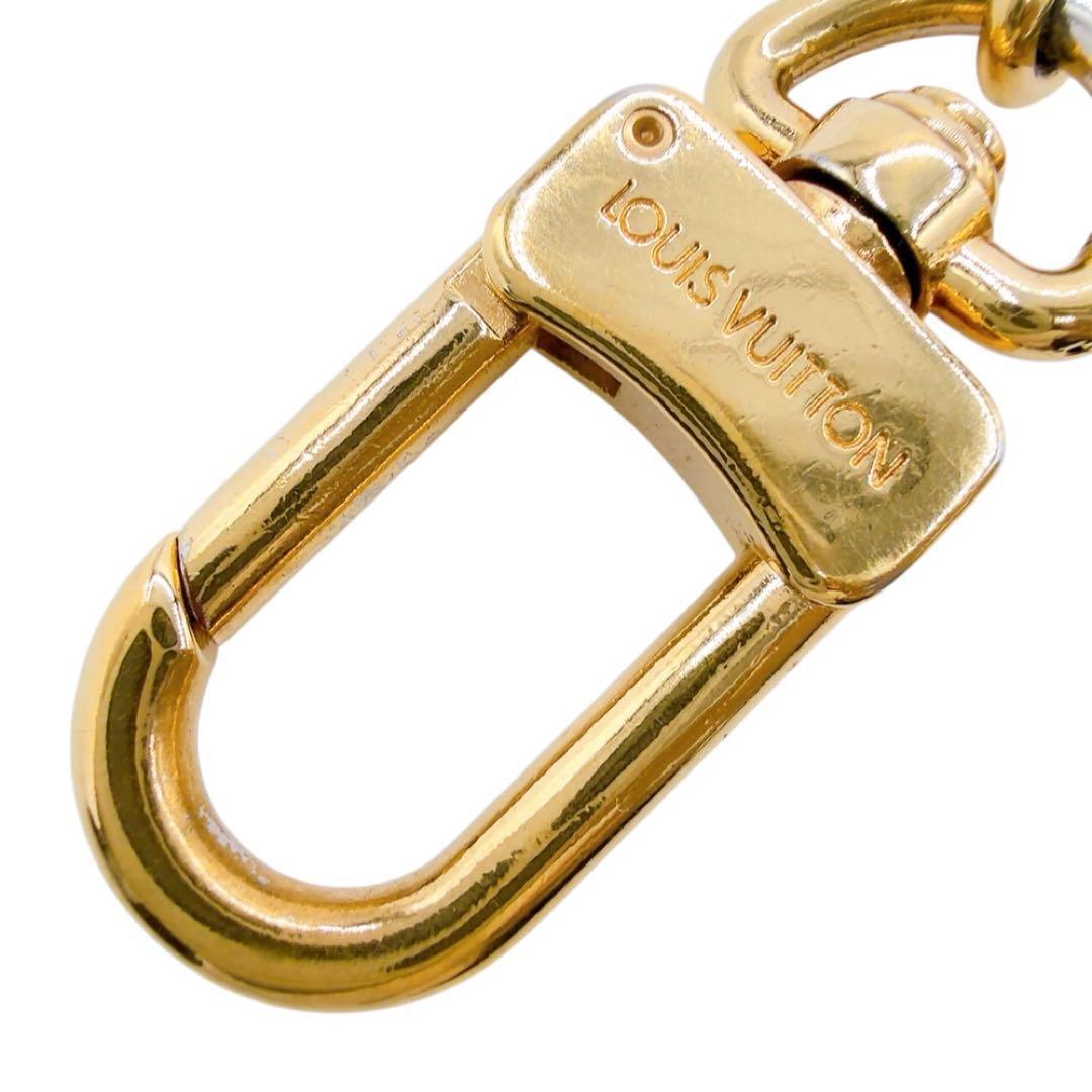 【美品】ルイヴィトン アノクレ キーリング チャーム キーホルダー ゴールド系
