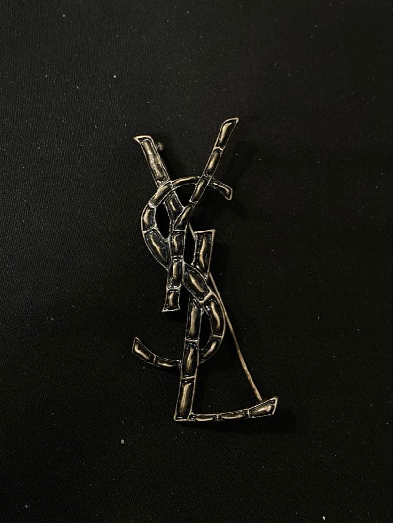 YSL ブローチ　イヴサンローラン　美品