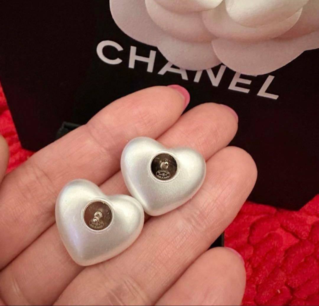 CHANEL/シャネル♡ハートパールピアス