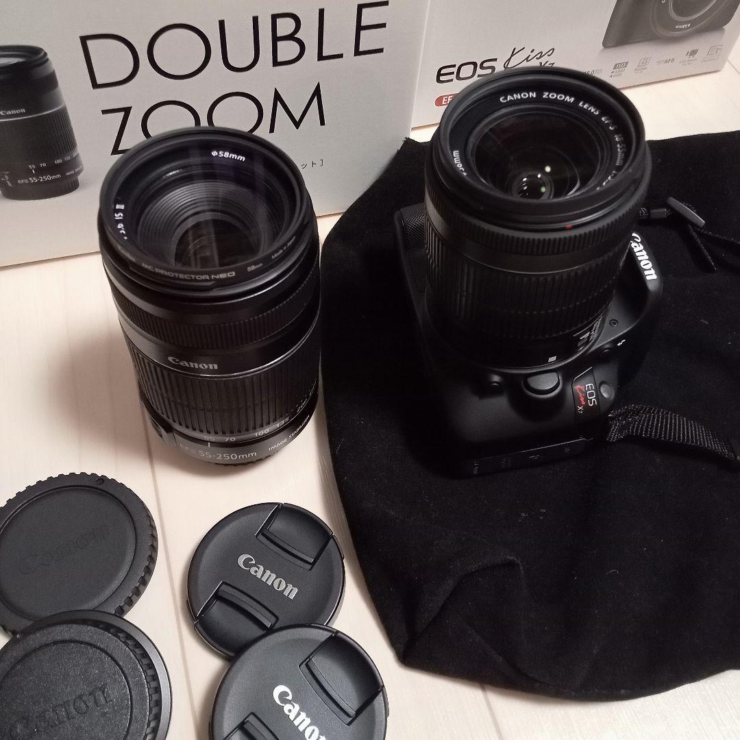 キャノン　デジタル　一眼レフカメラ　EOS Kiss X7　ダブルズームキット