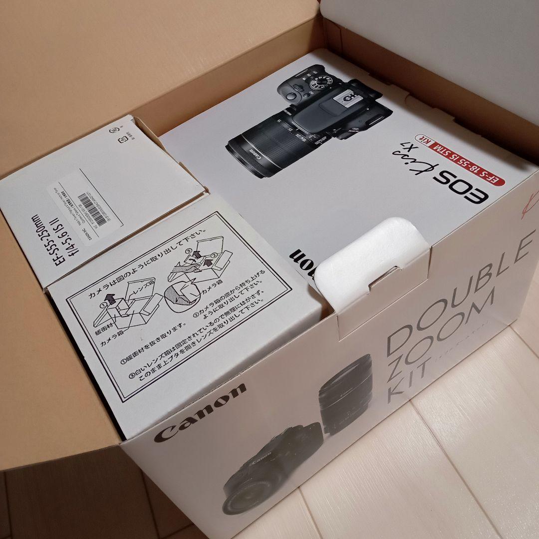キャノン　デジタル　一眼レフカメラ　EOS Kiss X7　ダブルズームキット