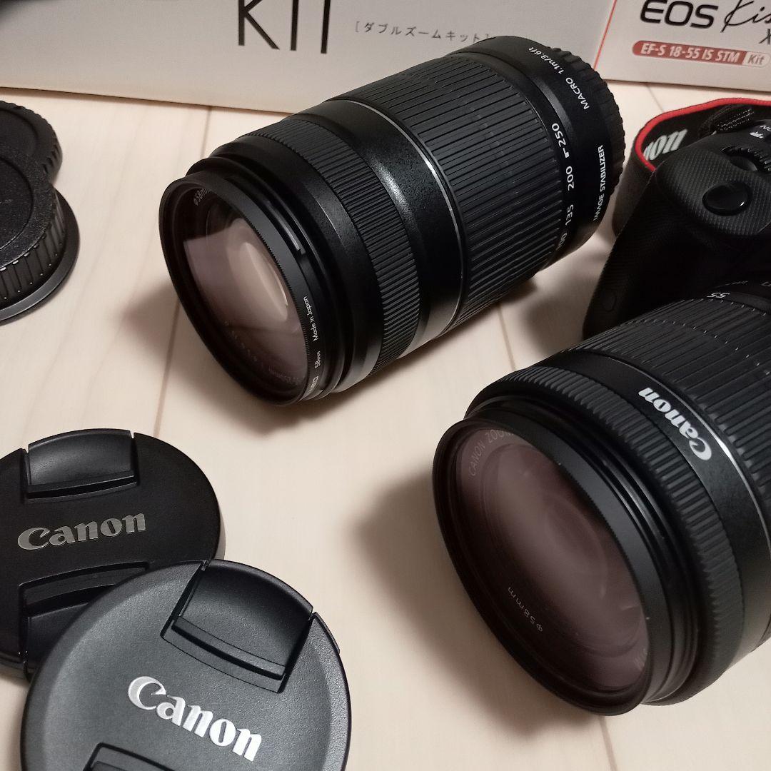 キャノン　デジタル　一眼レフカメラ　EOS Kiss X7　ダブルズームキット