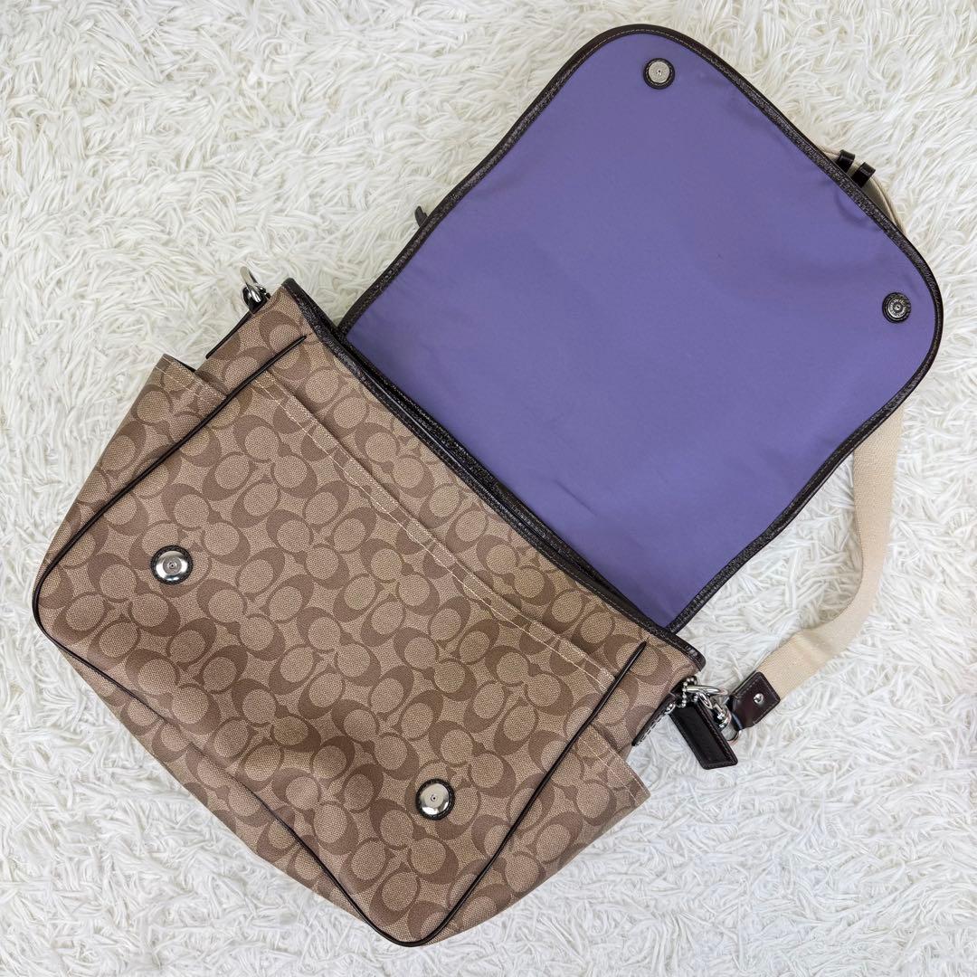 専用 極美品 | コーチ ショルダーバッグ マザーズバッグ F18373