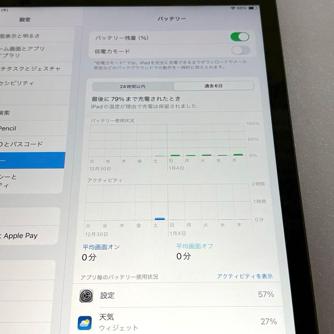 【全付属品】iPad 第9世代 64GB Wifiモデル スペースグレイ　値下可