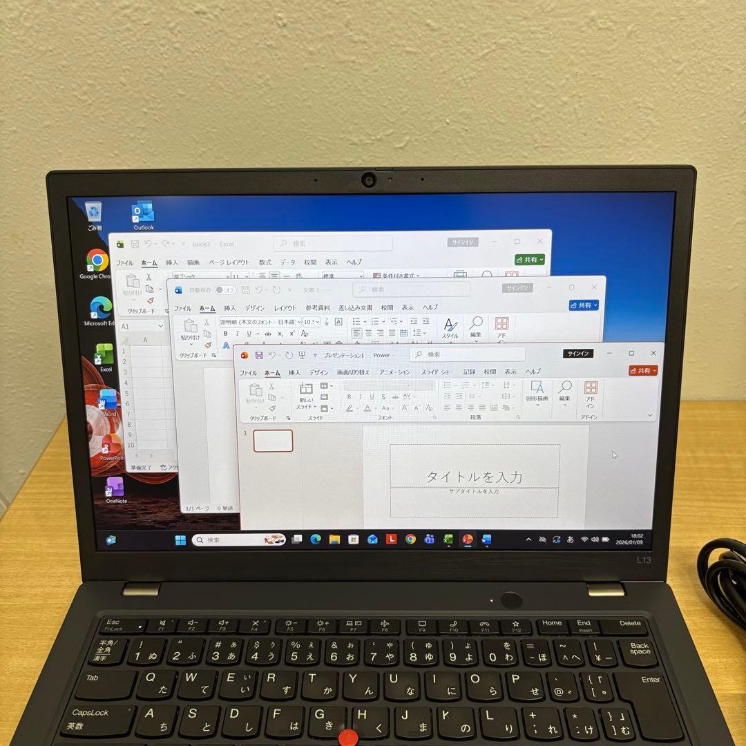 【最新機種】 ThinkPad L13 Gen4 i7 13世代 16/512