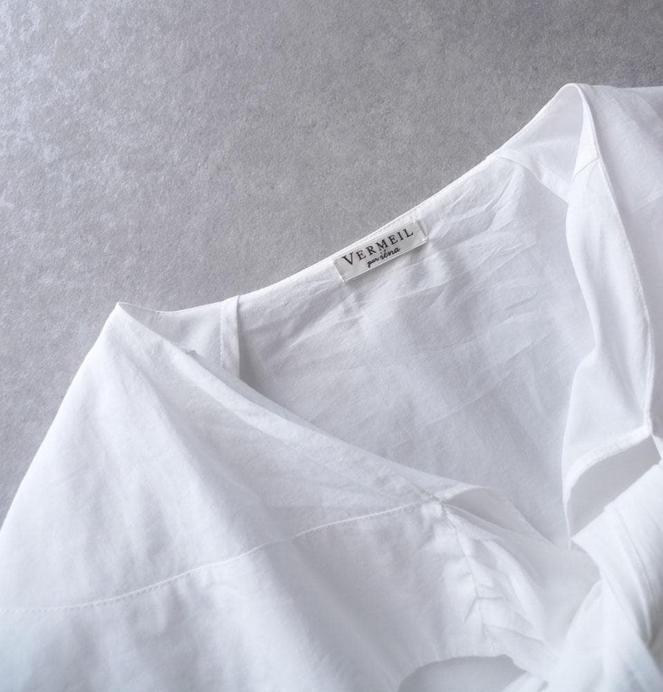 ■専用■美品 IENA 2,4万 イタリア製生地 セーラー ボウタイブラウス