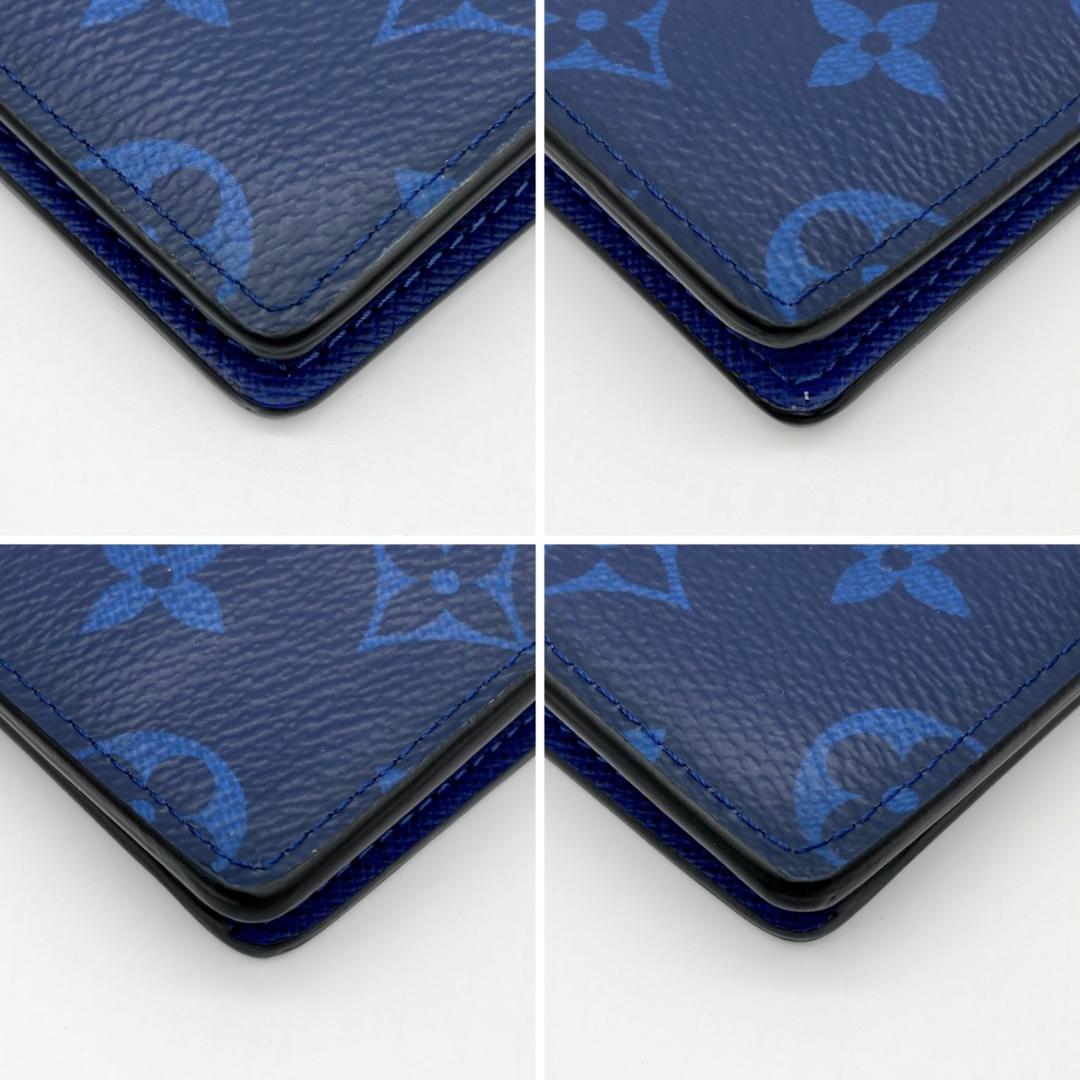 IC　ルイヴィトン　タイガラマ　ブラザ　長財布　コバルト　759