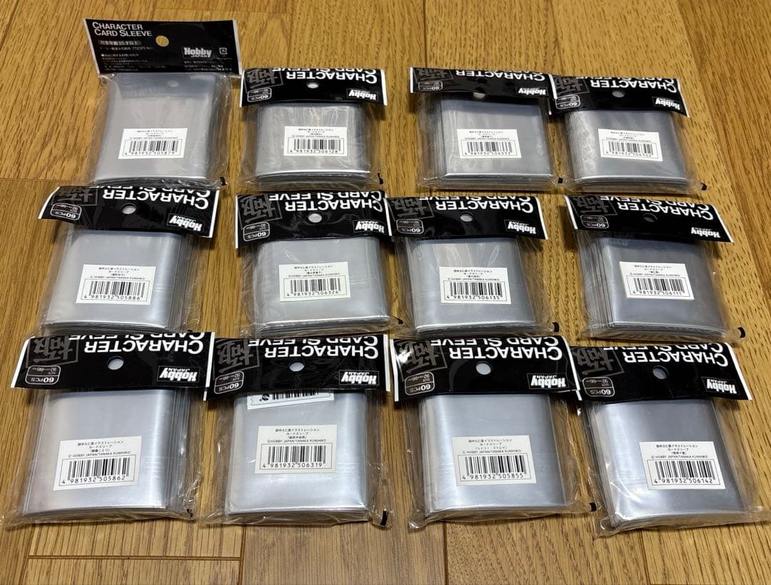 田中久仁彦イラストレーション カードスリーブ ぎゃざガール 全12種セット