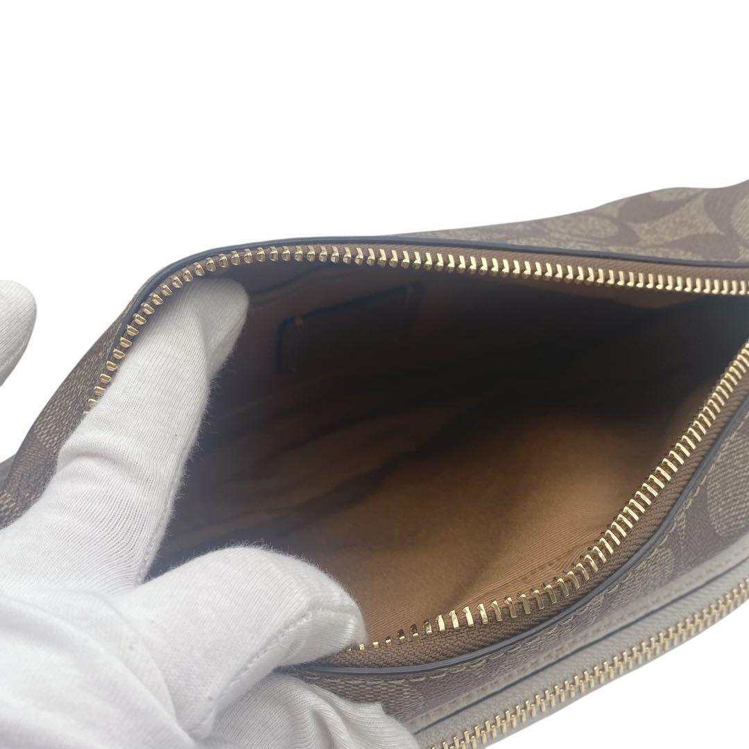 【未使用級】 COACH コーチ ボディバッグ ウエストバック シグネチャー