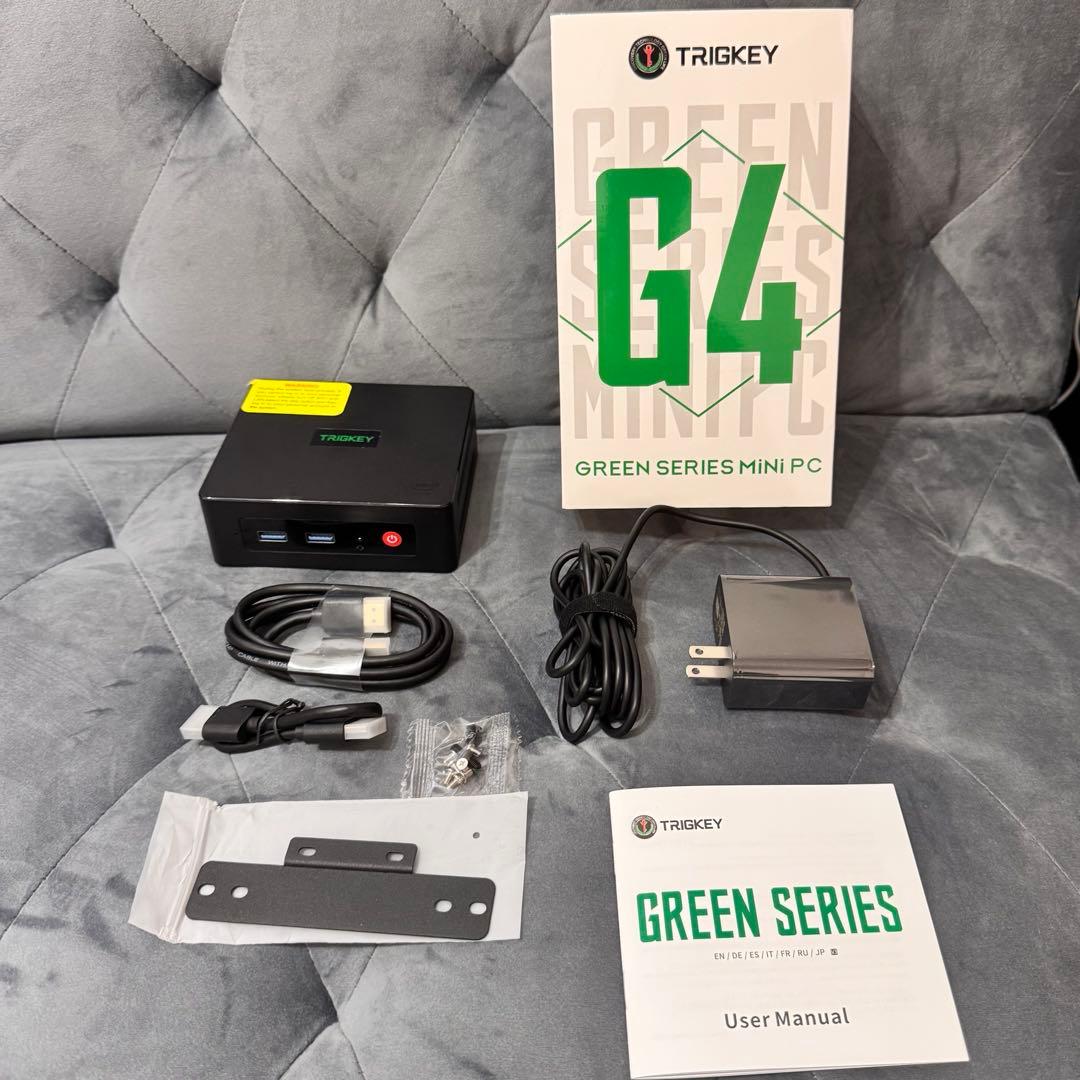 ミニPC TRIGKEY Green G4 Intel N100 16G 512G