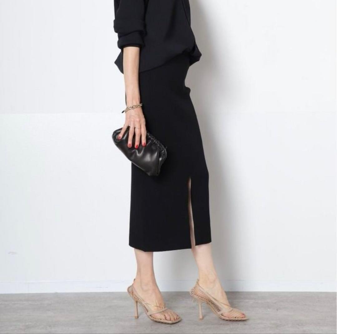 【新品】ドゥーズィエムクラス Diner B RIB タイトスカート ロング