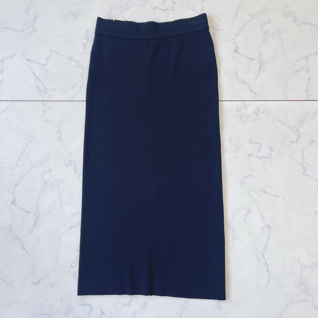 【新品】ドゥーズィエムクラス Diner B RIB タイトスカート ロング