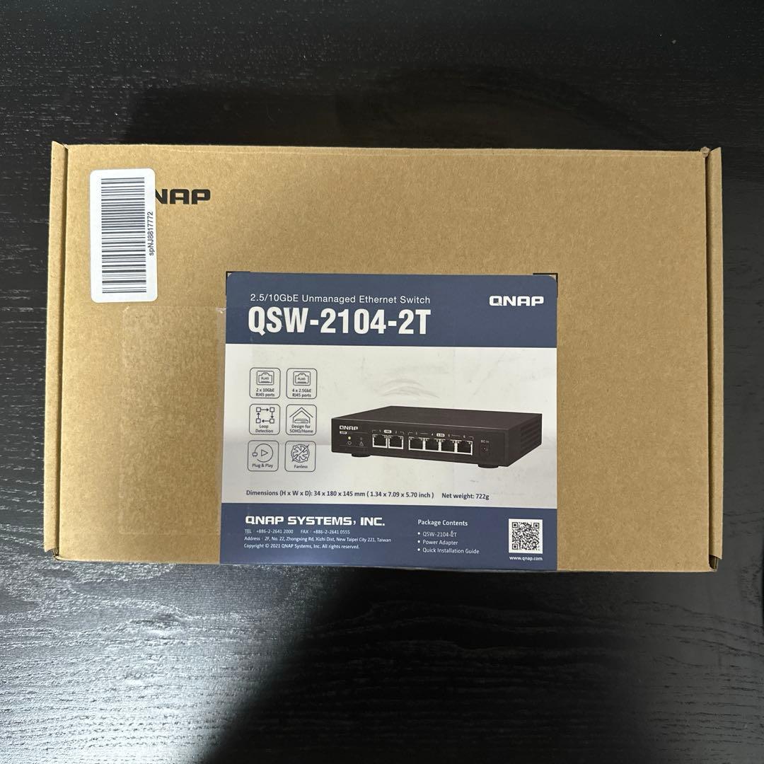 QNAP QSW-2104-2T スイッチングハブ
