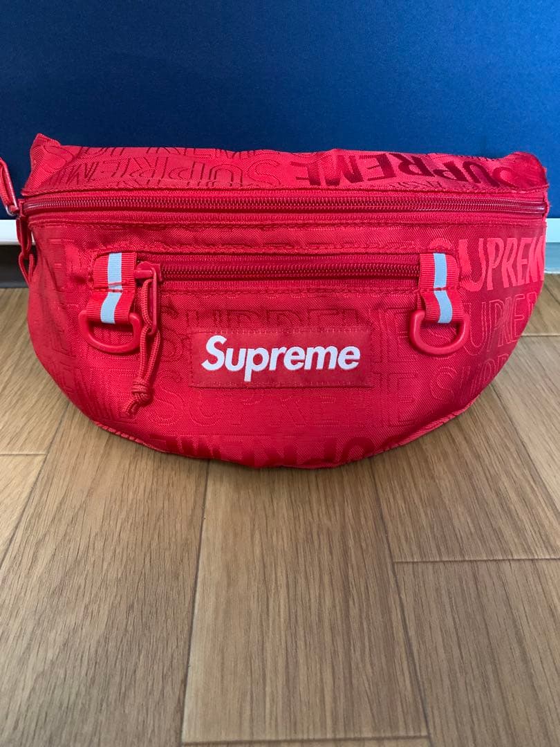 Supreme 19SS Waist Bag レッド　　supremeバッグ