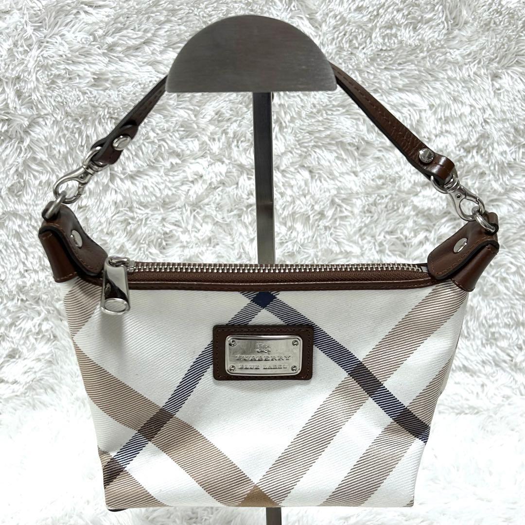 ✨美品✨ BURBERRY BLUELABEL アクセサリーポーチ ハンドバッグ