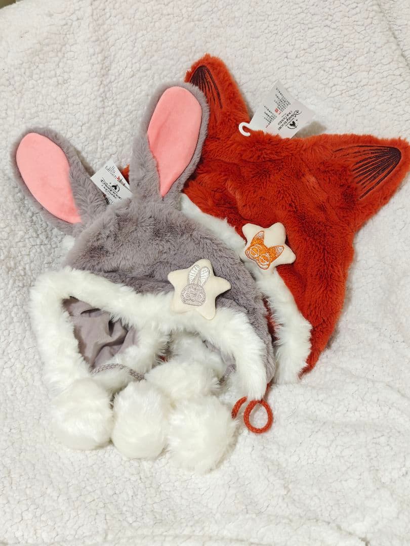 ズートピア　ファンキャップ　ジュディ ニック　上海ディズニー限定